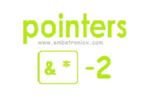Pointers Advanced concepts in C