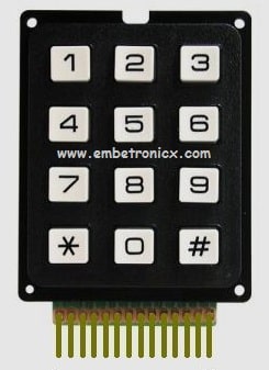 8051 Keypad Interfacing
