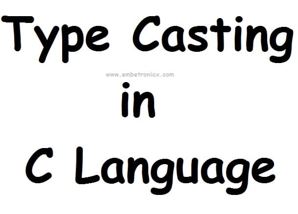 TypeCasting in C
