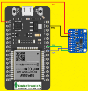 ESP32 ADXL345 Connection