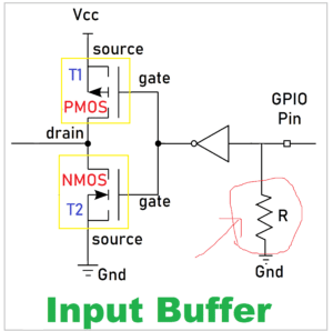 Pull down resistor