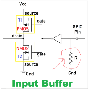 Pull down resistor