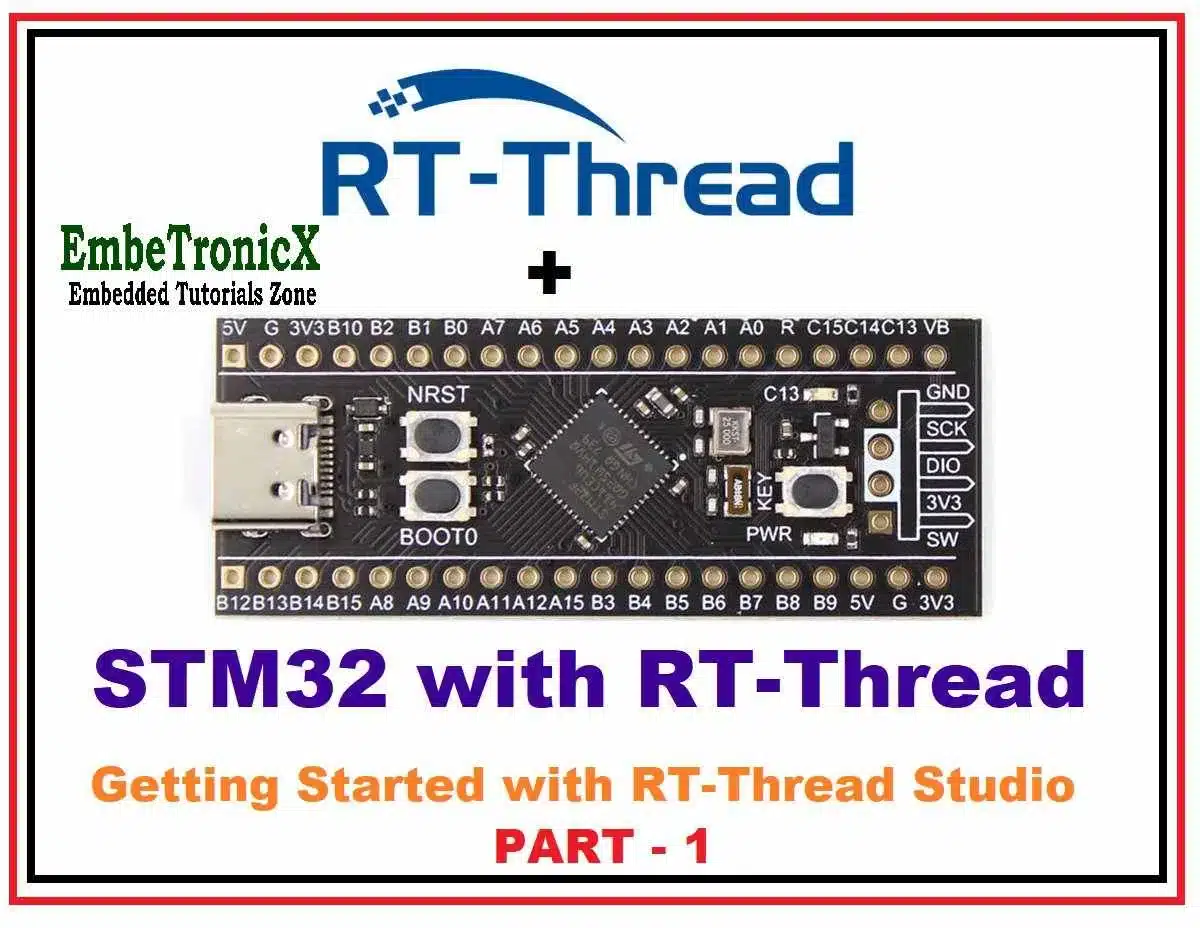 Getting Started STM32 with RT-Thread RTOS - RT-Thread Tutorial