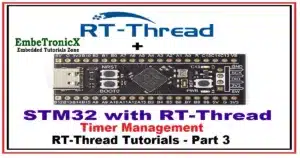 RT-Thread RTOS timer