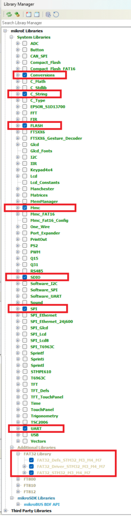 STM32 MikroC Bootloader using SD Card