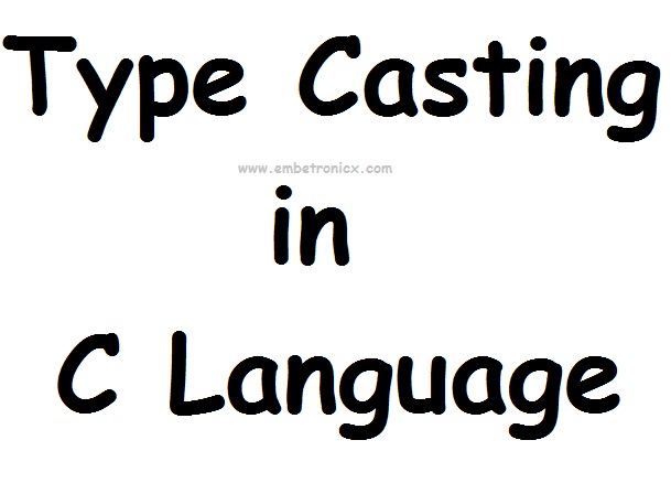 TypeCasting in C