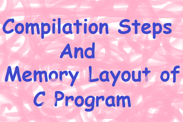 Compilation Steps and Memory Layout of the C Program