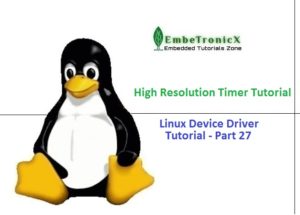 Using High Resolution Timer In Linux Device Driver