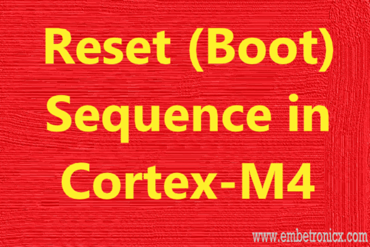 Reset Sequence In Arm Cortex M4 Boot Sequence Of Cortex M3