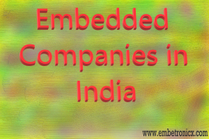 Embedded companies in india