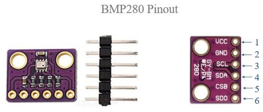 bmp280 pressure sensor module