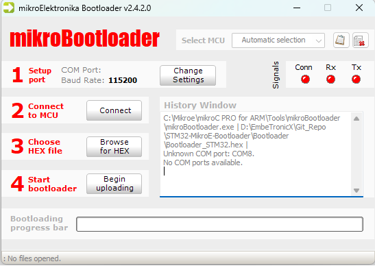 MikroElekronika Bootloader MikroC Bootloader