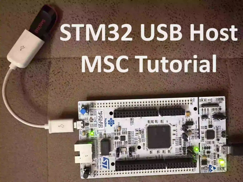 stm32 usb host msc example - Connection