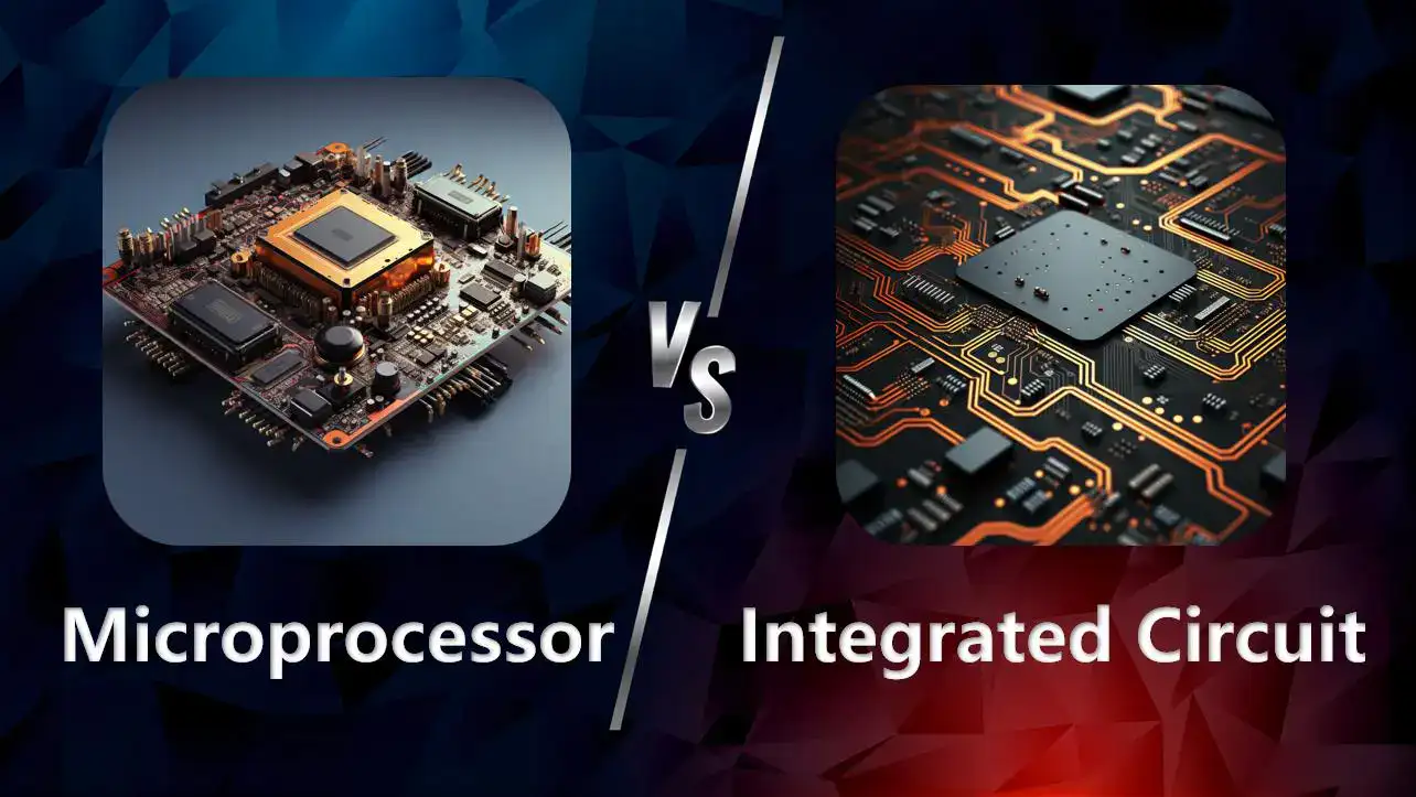 Comparison of Microprocessor and Integrated Circuit